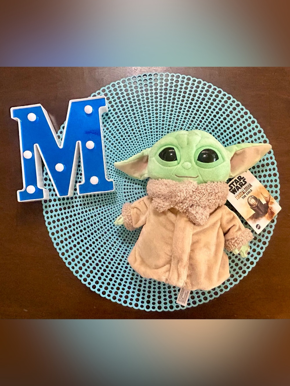 The Child 9” Baby Yoda Grogu Mattel Star Wars Mandalorian Plush Toy, NWT